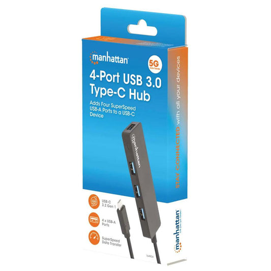 Manhattan 4-Port USB 3.2 Gen 1 Hub - 164924