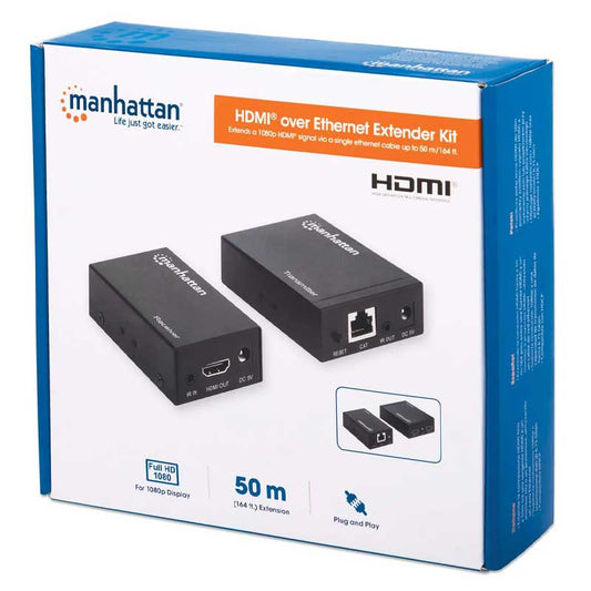 Manhattan 1080P HDMI over Ethernet Extender Kit - 207584