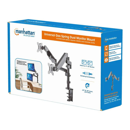 Manhattan Universal Gas Spring Dual Monitor Mount - 461597