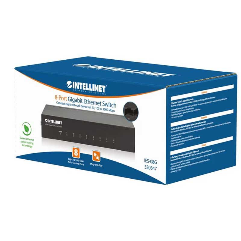 Intellinet IES-08G 8-Port Gigabit Ethernet Switch - 530347