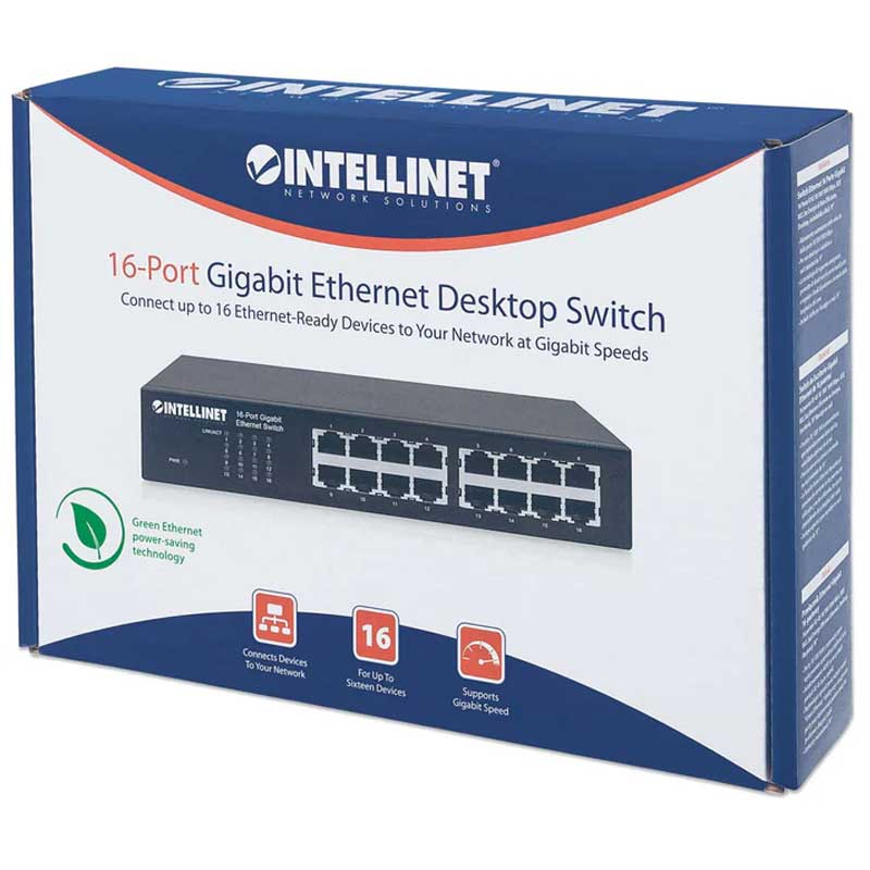 Intellinet IES-16GD 16-Port Gigabit Ethernet Switch - 561068