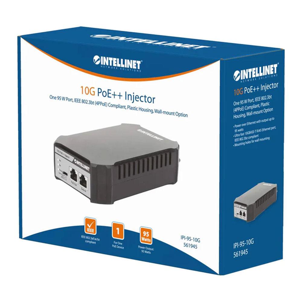 Intellinet IPI-95-10G 10G PoE++ Injector - 561945