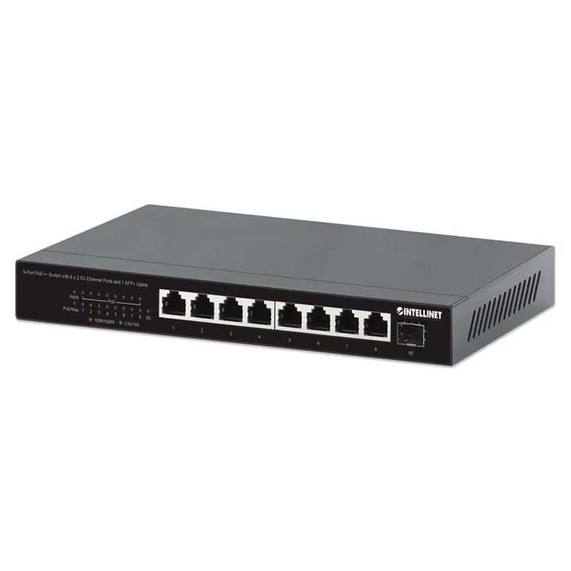 Intellinet IPS-08-2.5G01-100W 9-Port PoE++ Switch - 562140
