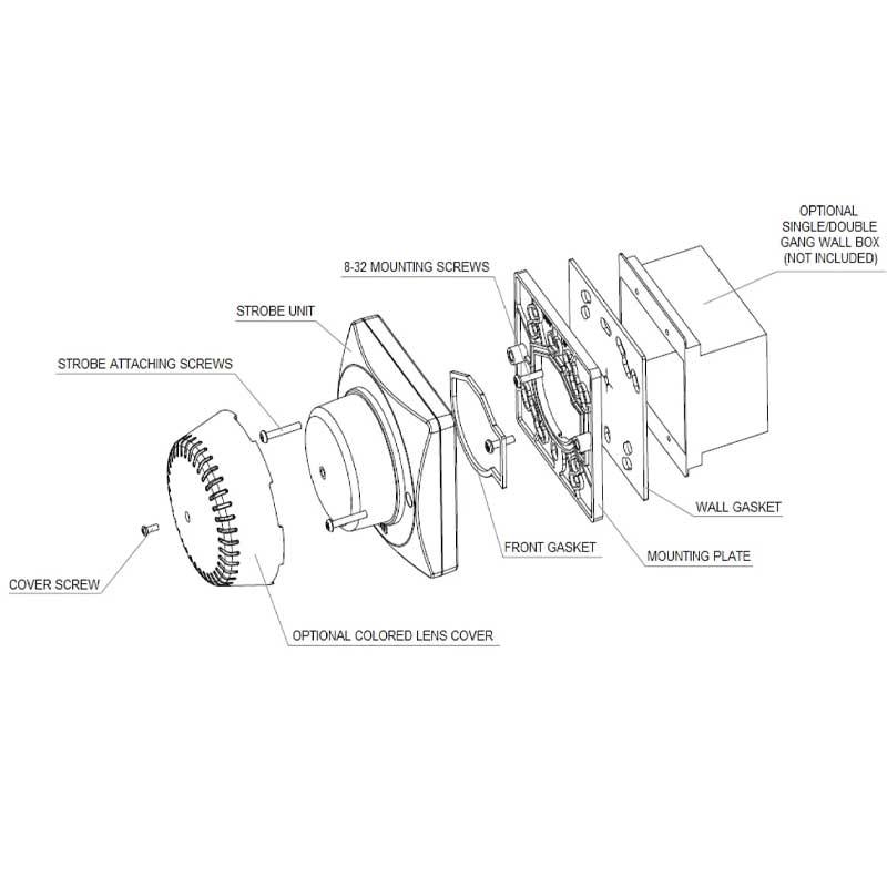 Algo 64-00110 Wall mount bracket kit