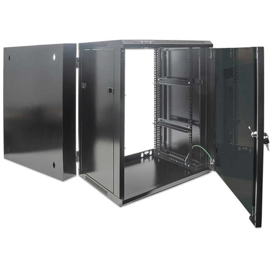 Intellinet 19 in. Double Section Wallmount Cabinet - 711845