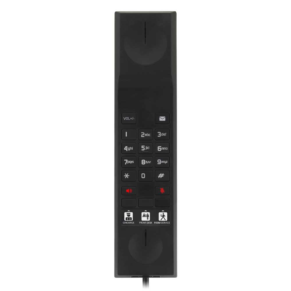 VTech Hospitality NG-S3311 Silver and Black - 80-H0GH-06-000 SIP Corded TrimStyle Phone