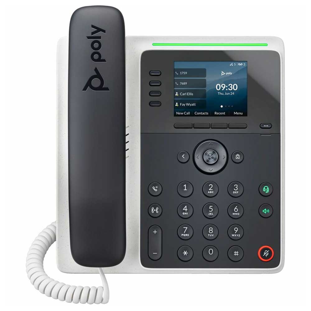 HP Poly Edge E220 IP Phone and PoE-enabled with Power Supply - 89B50AA#ABA