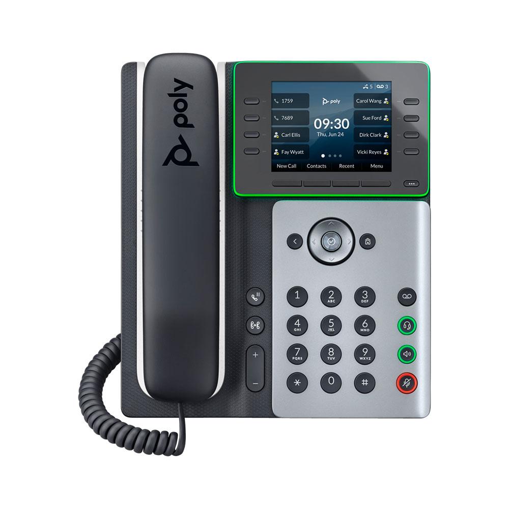HP Poly Edge E300 IP Phone and PoE-enabled with Power Supply - 89B51AA#ABA