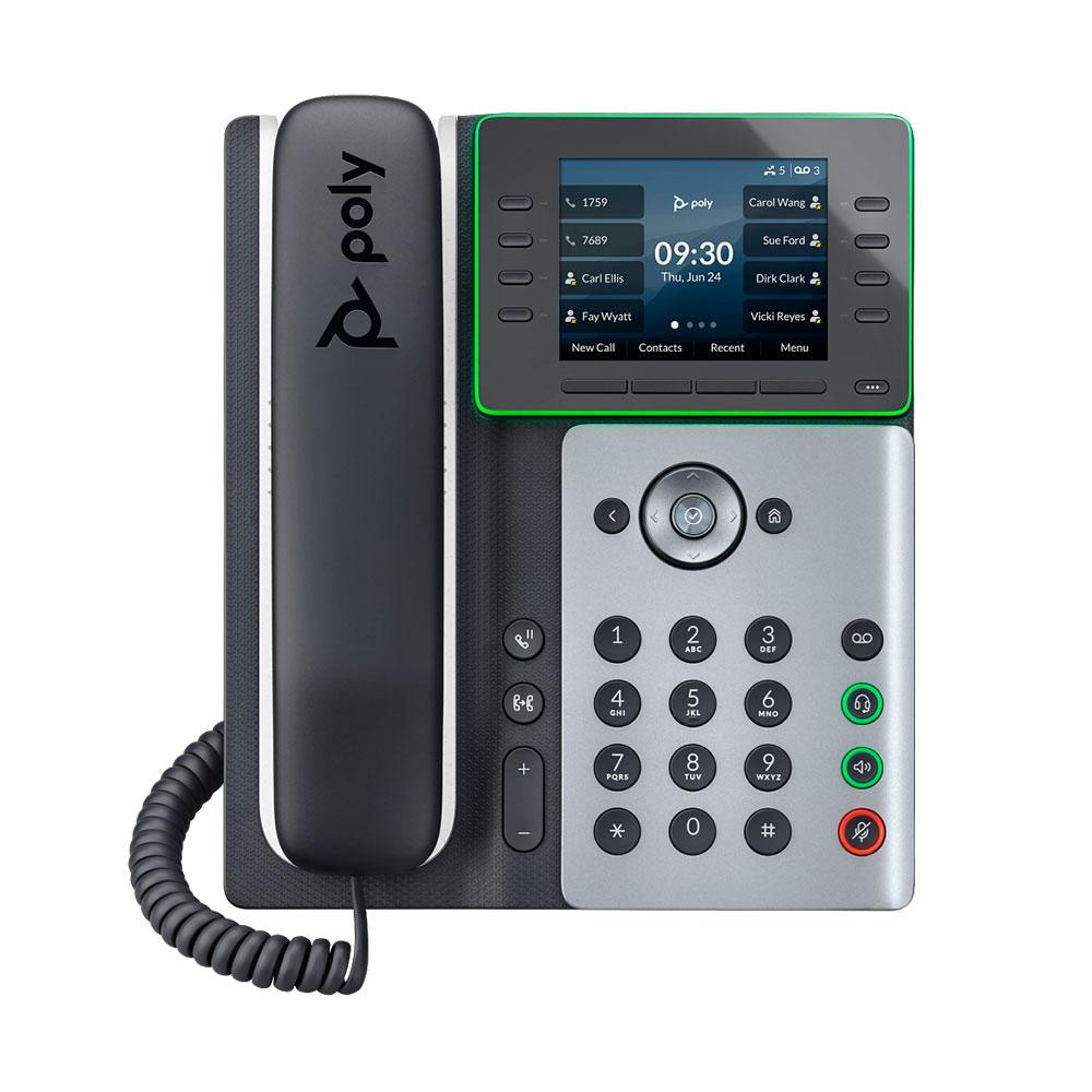 HP Poly Edge E320 IP Phone and PoE-enabled, GSA/TAA - 8F3G7AA