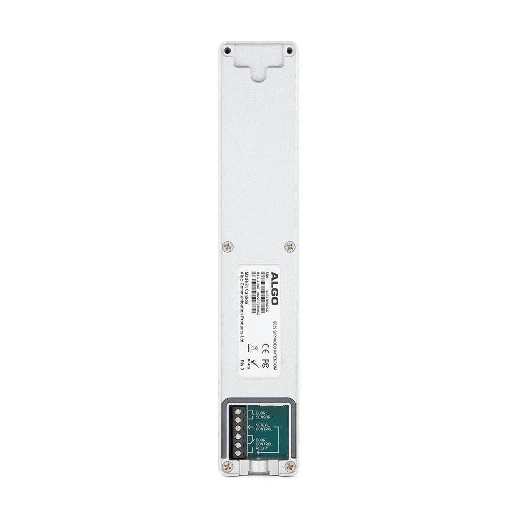 Algo 8039 IP Video Mullion Intercom with Wide Field of View Camera, PoE