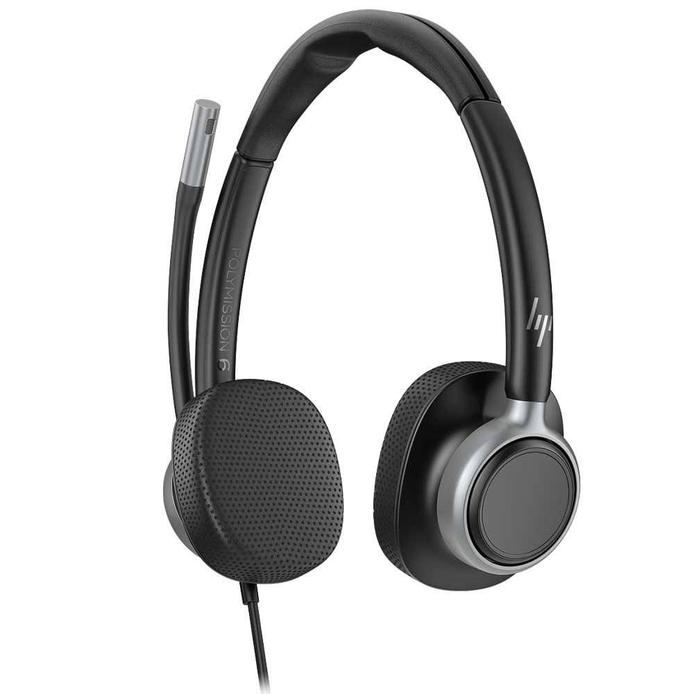 HP Poly Mission 625 Stereo USB Wired Headset - C01C6AA