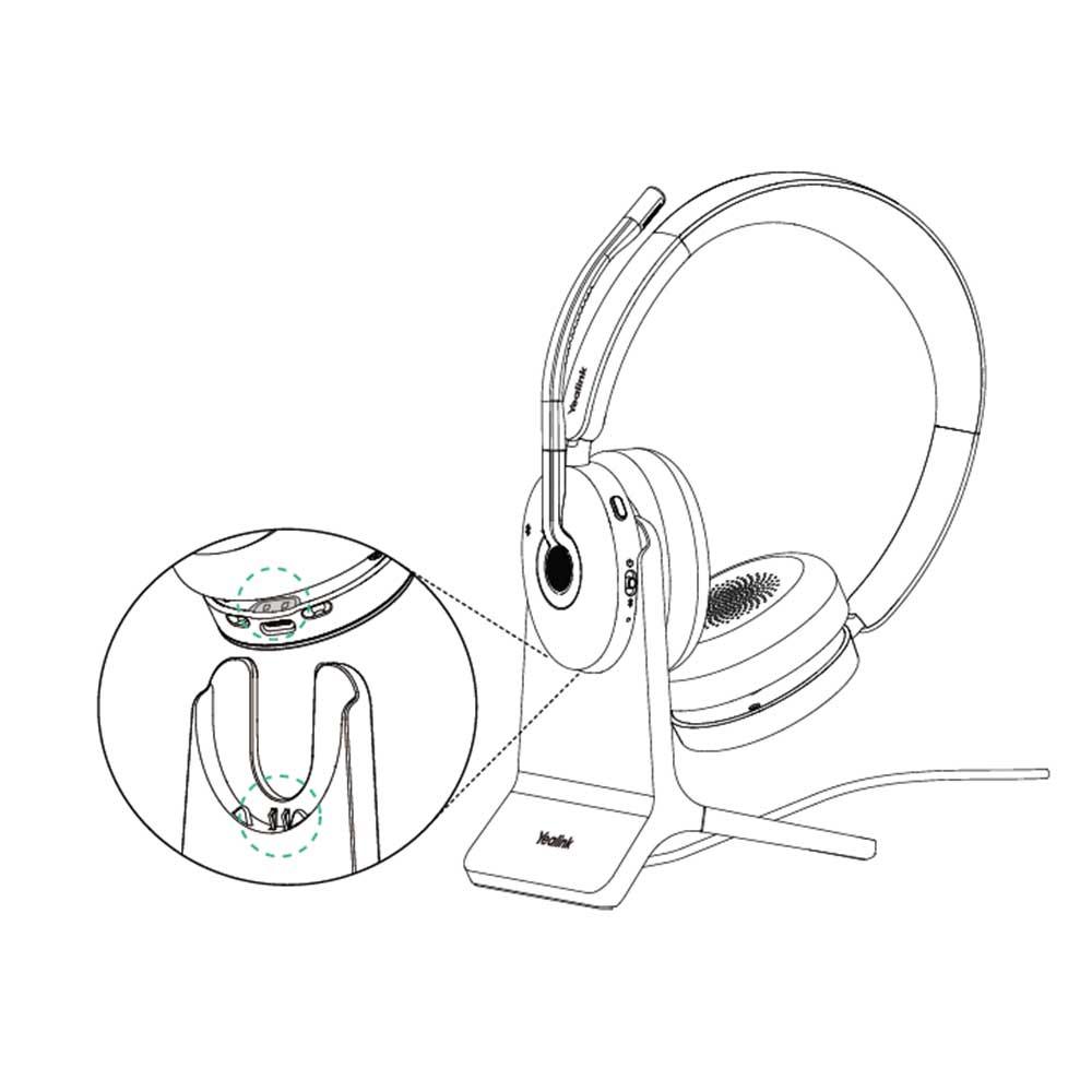 Yealink Charging Stand for BH74/WH68 Hybrid - 1308146