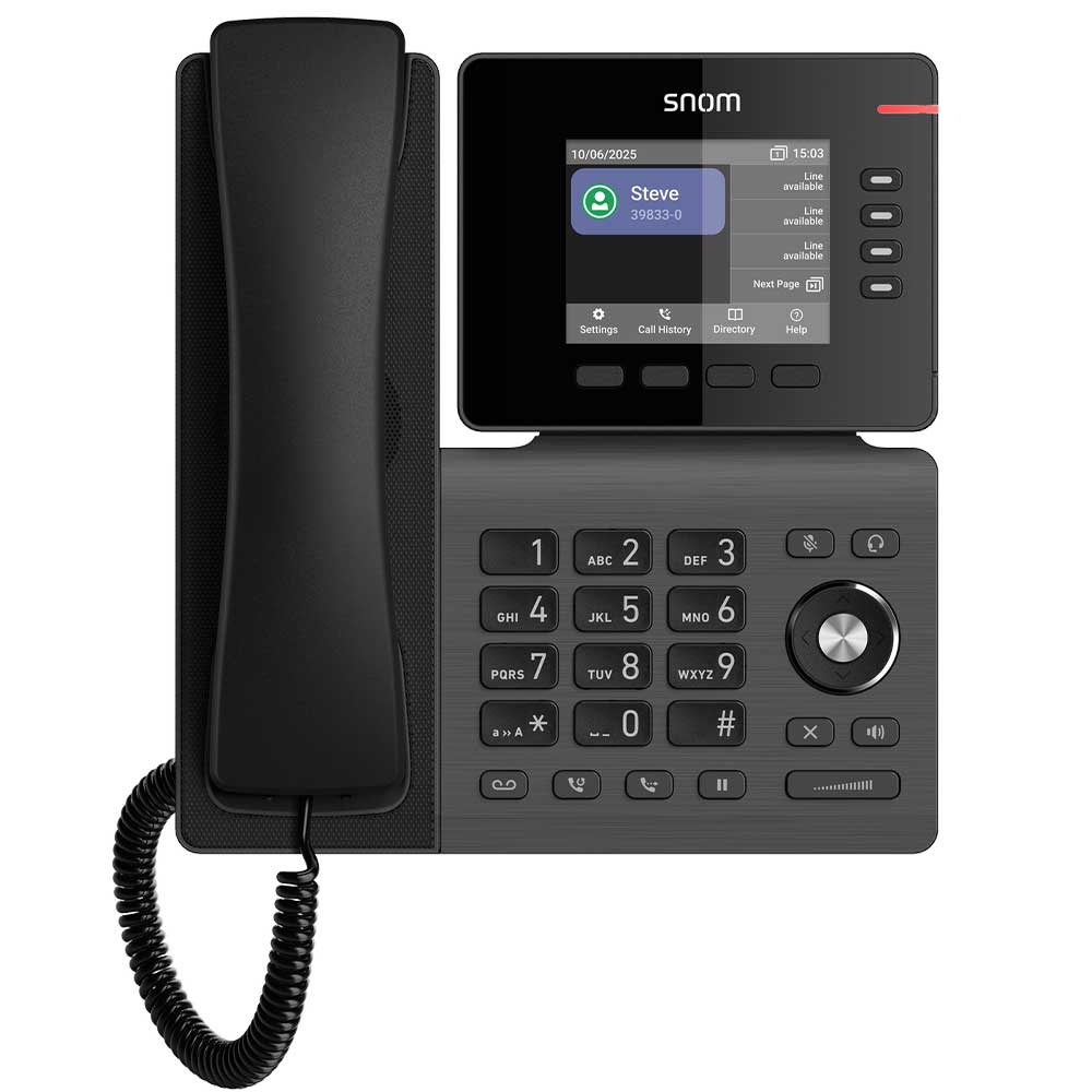 Snom D810WB SIP Phone with WLAN and Bluetooth connectivity