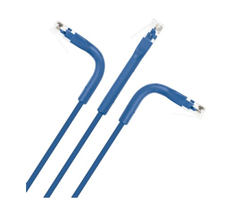Intellinet Cat6 U/UTP FlexiBoot Slim Network Patch Cable, 14 ft., Blue, 10-Pack - 745352
