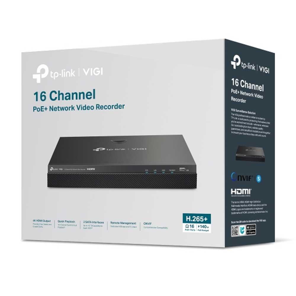 TP-Link VIGI NVR2016H-16MP Network Video Recorder