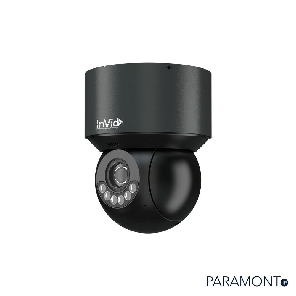 InVid PAR-P4PTZXIR2812BNH-AIWL Black 4 Megapixel Outdoor PTZ Camera