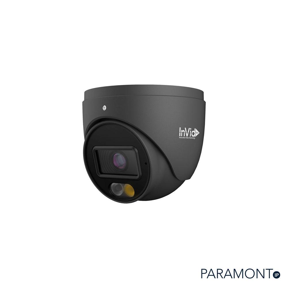 InVid PAR-P4TXIR28B-LC3 Black 4 Megapixel Outdoor Turret Camera