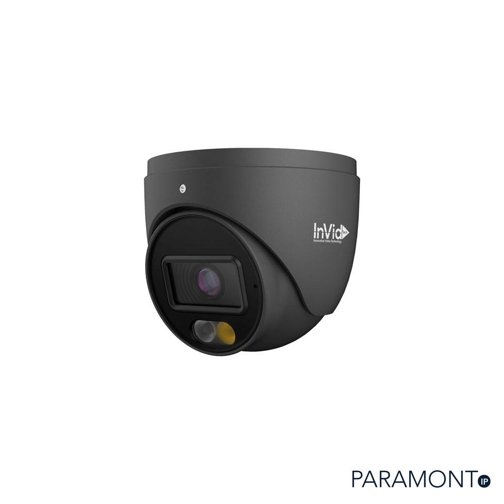 InVid PAR-P8TXIR28B-LC3 Black 8 Megapixel Outdoor Turret Camera