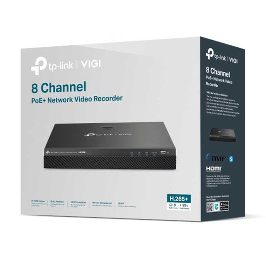 TP-Link VIGI NVR2008H-8MP Network Video Recorder