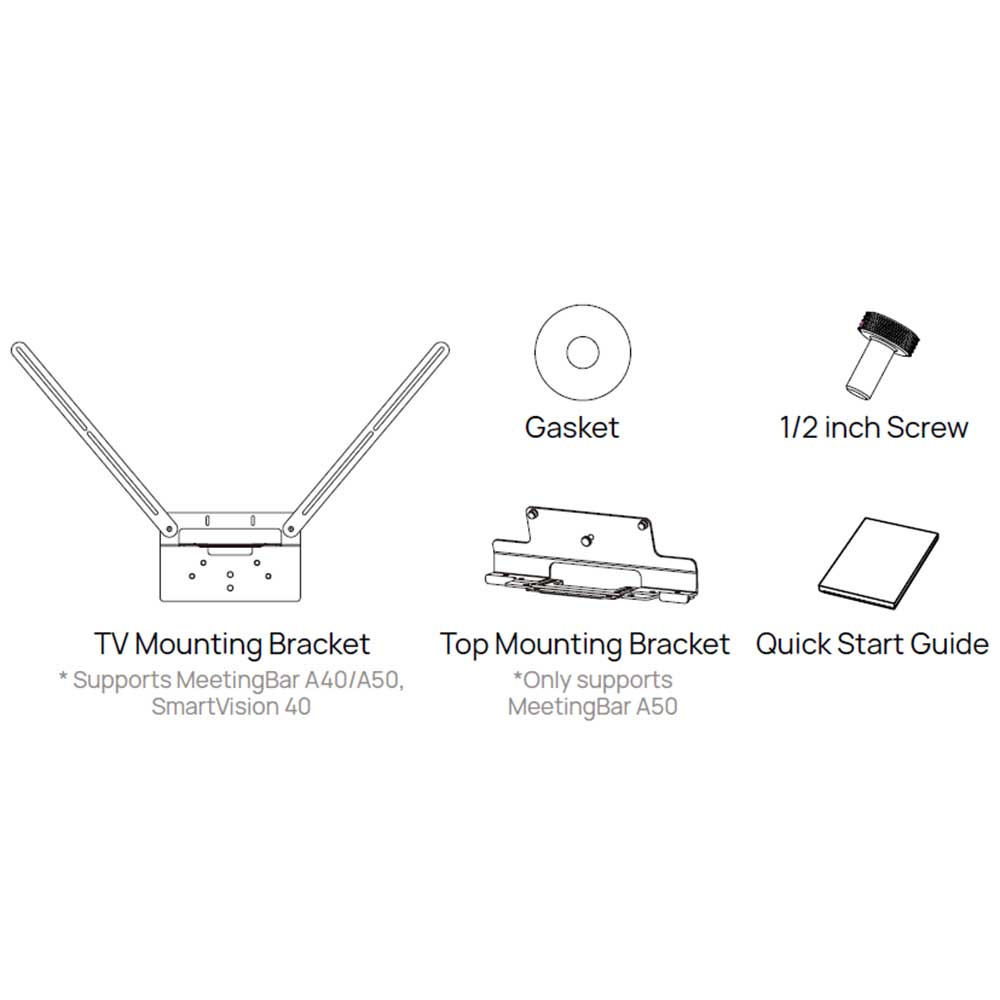 Yealink VB-TVMount-01 - 3311118 Modular TV mount