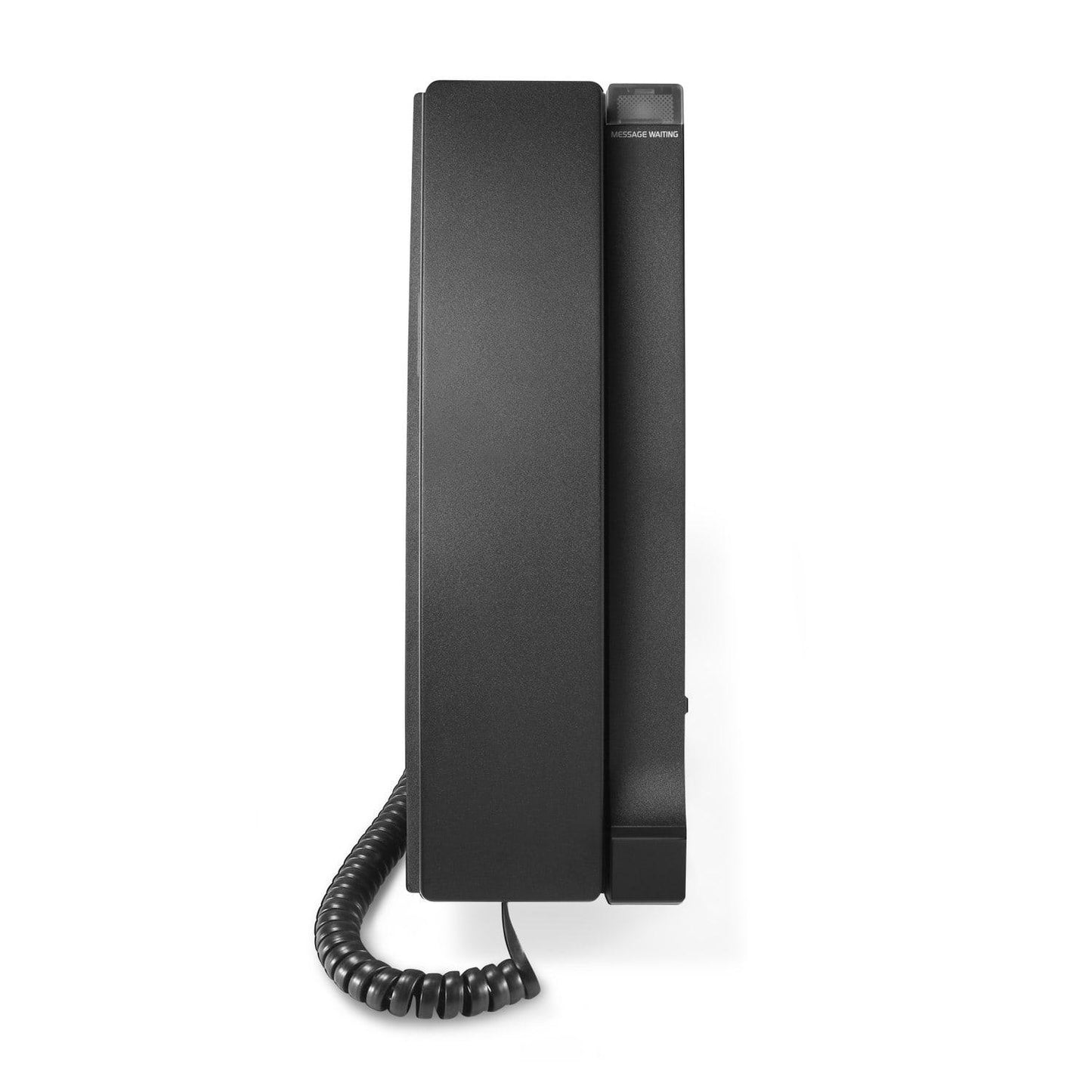 VTech Hospitality A2310 Matte Black 1-Line Contemporary Analog TrimStyle Phone - 80-H024-15-000