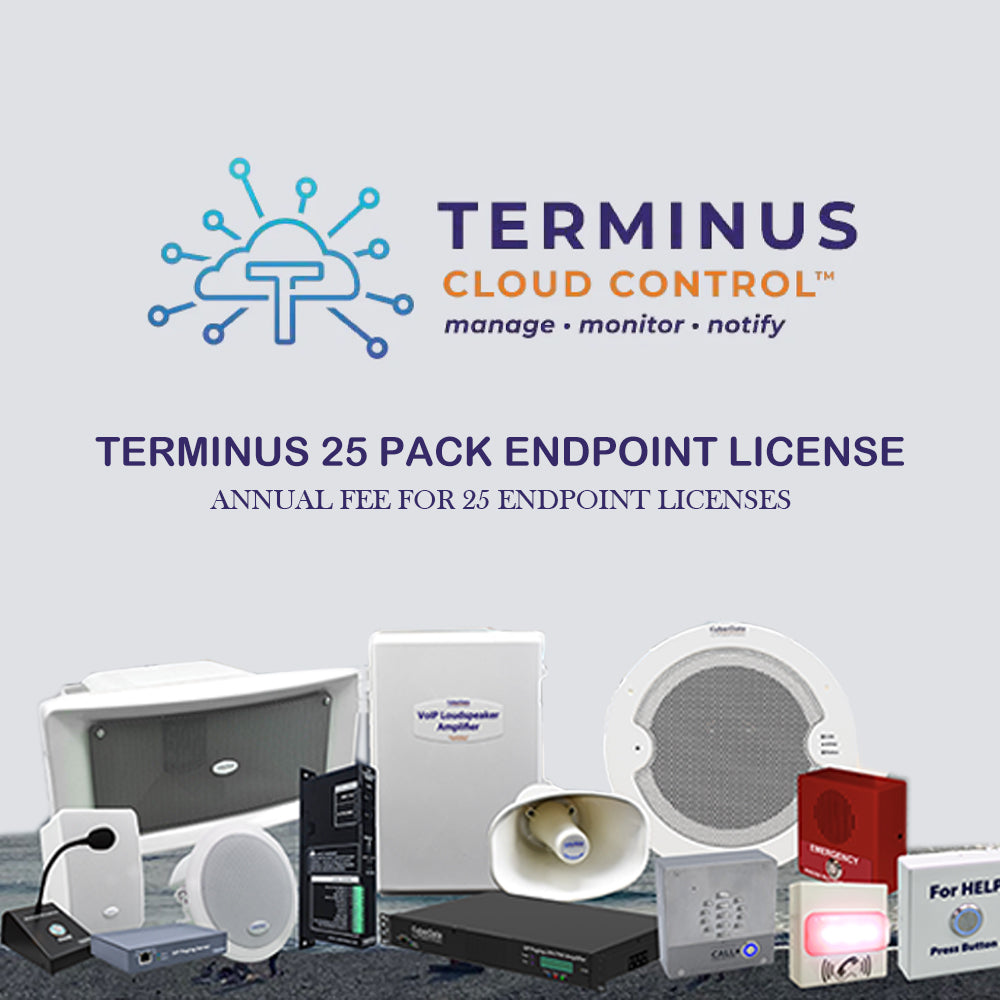 CyberData 015200 Terminus Endpoint License, 25 Pack - Annual