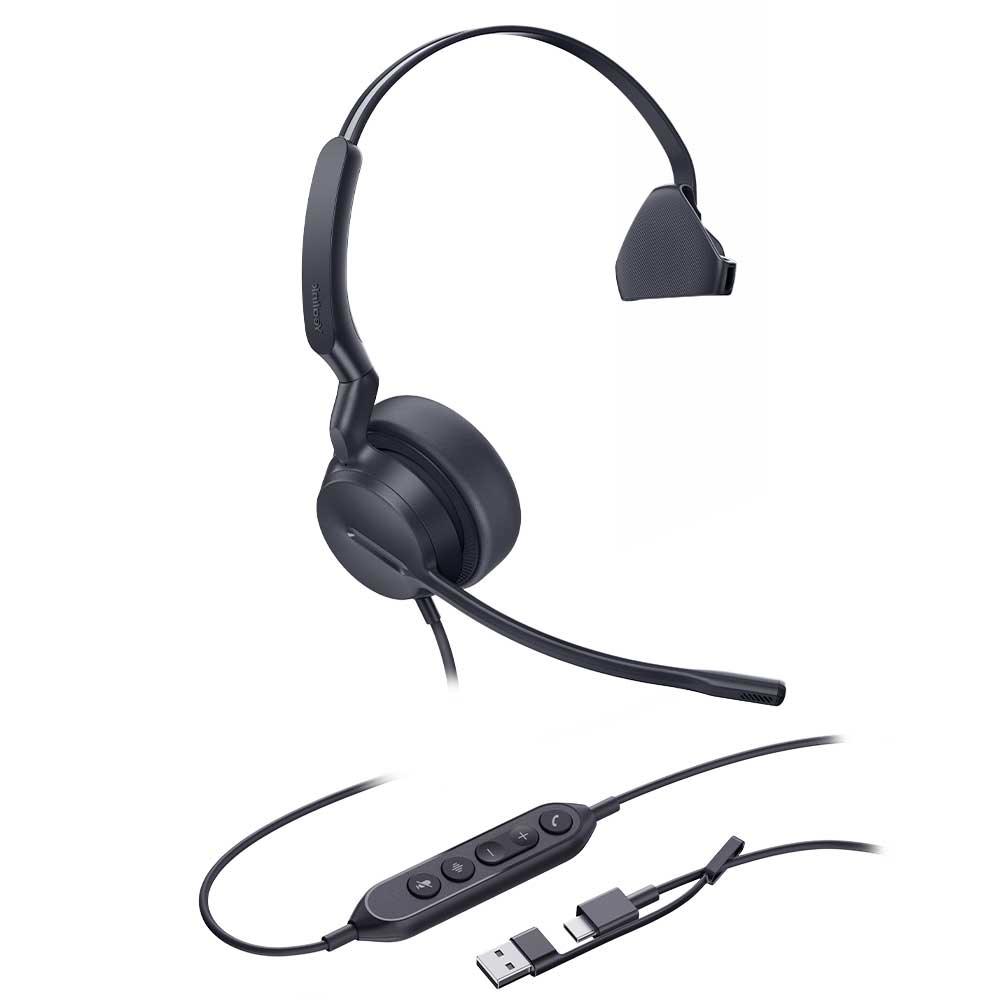 Yealink UH42 Mono USB-C/A USB wired headset - 1308240