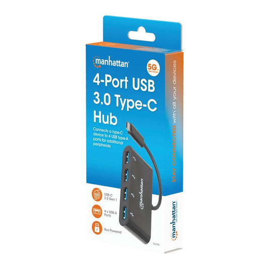 Manhattan SuperSpeed USB-C 3.2 Gen 1 C Hub - 162746