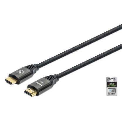 Manhattan 8K@60Hz Certified Ultra High-Speed HDMI Cable - 355957