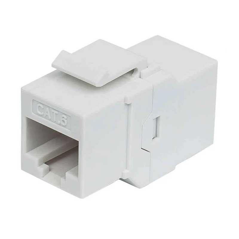 Intellinet IKJ-C6U-CP-WH Cat6 Inline Coupler, Keystone Type - 505147