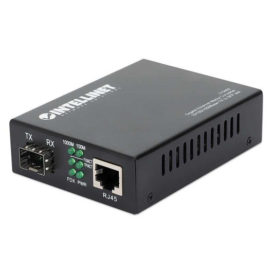 Intellinet IMC-SFPG Gigabit Ethernet to SFP Media Converter - 510493