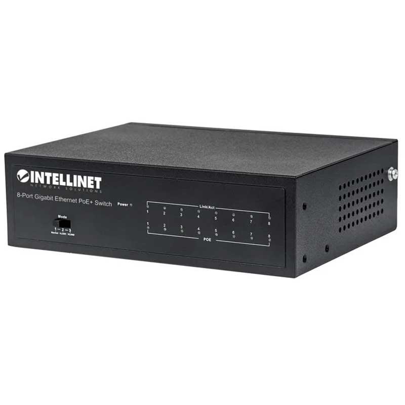 Intellinet IPS-08G-60W 8-Port Gigabit Ethernet PoE+ Switch - 561204