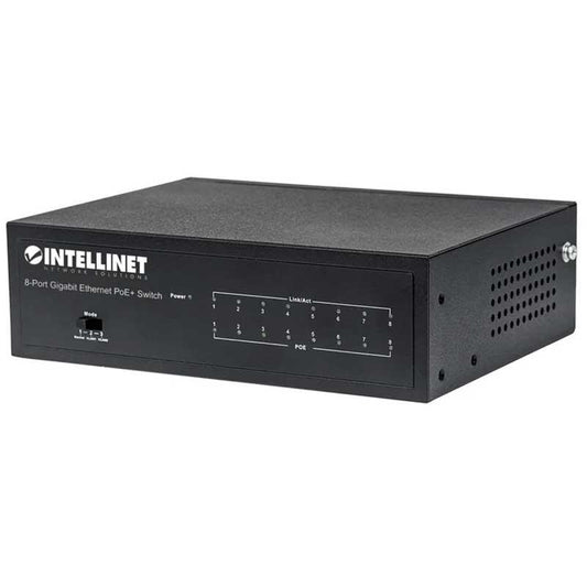 Intellinet IPS-08G-60W 8-Port Gigabit Ethernet PoE+ Switch - 561204