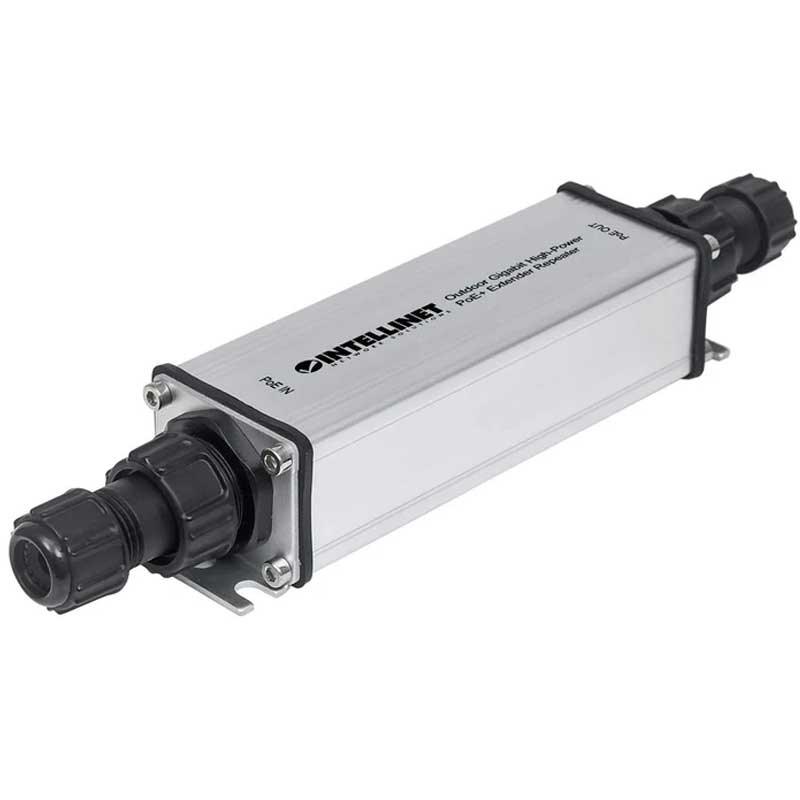 Intellinet IPE-ODG Outdoor Gigabit High-Power PoE+ Extender Repeater - 561211