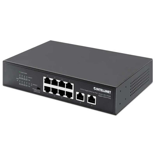 Intellinet IPS-08G02-120W 8-Port Gigabit Ethernet PoE+ Switch - 561402