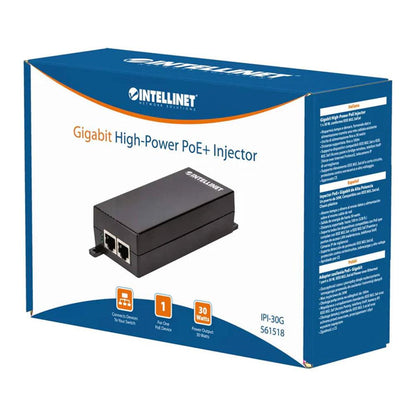 Intellinet IPI-30G Gigabit High-Power PoE+ Injector - 561518