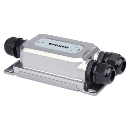 Intellinet IPE-OD2G60 2-Port Outdoor Vandalproof Gigabit Ultra PoE Extender - 561648