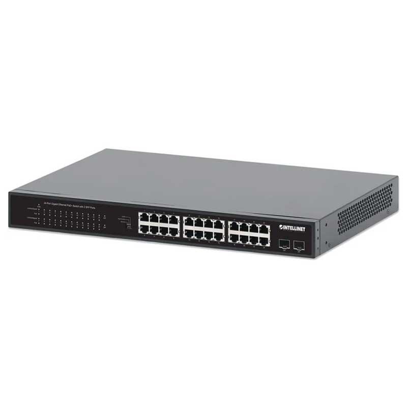 Intellinet IPS-24G02-370W 24-Port Gigabit Ethernet PoE+ Switch - 561891