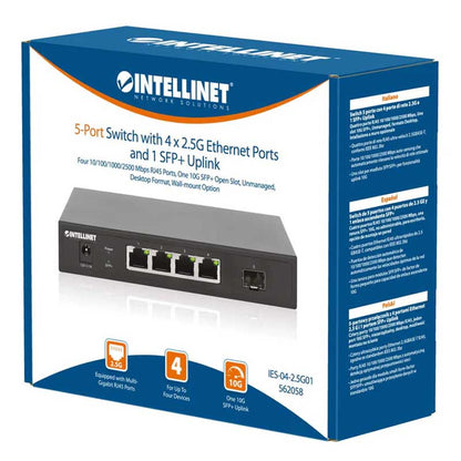 Intellinet IES-04-2.5G01 5-Port 2.5G Switch - 562058