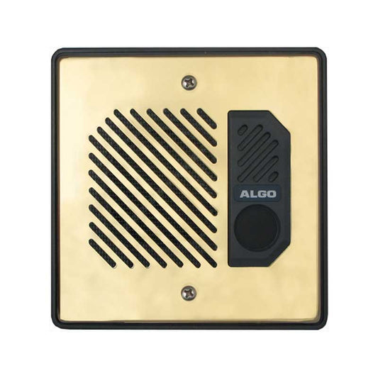 Algo 64-00038 Brass Face Plate for 3226/3228/8028 DoorPhone kit