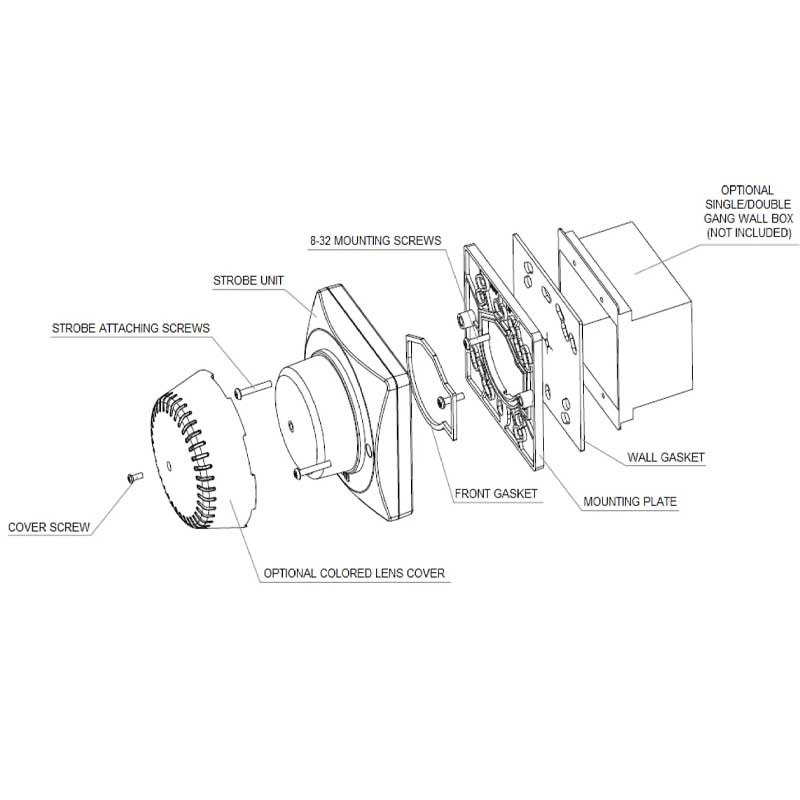 Algo 64-00110 Wall mount bracket kit
