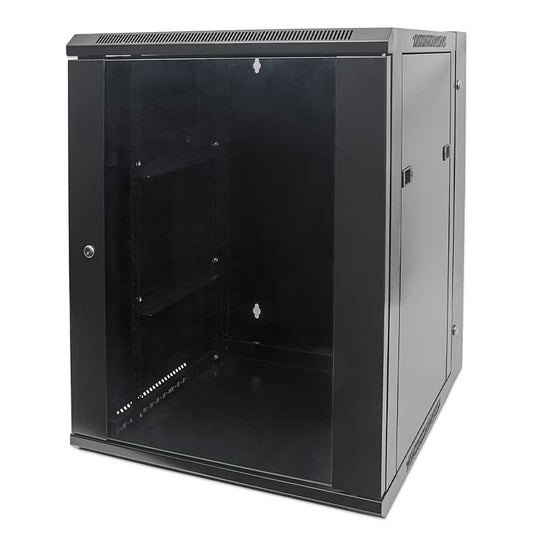Intellinet 19 in. Double Section Wallmount Cabinet - 711845