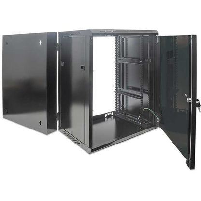Intellinet 19 in. Double Section Wallmount Cabinet - 711845