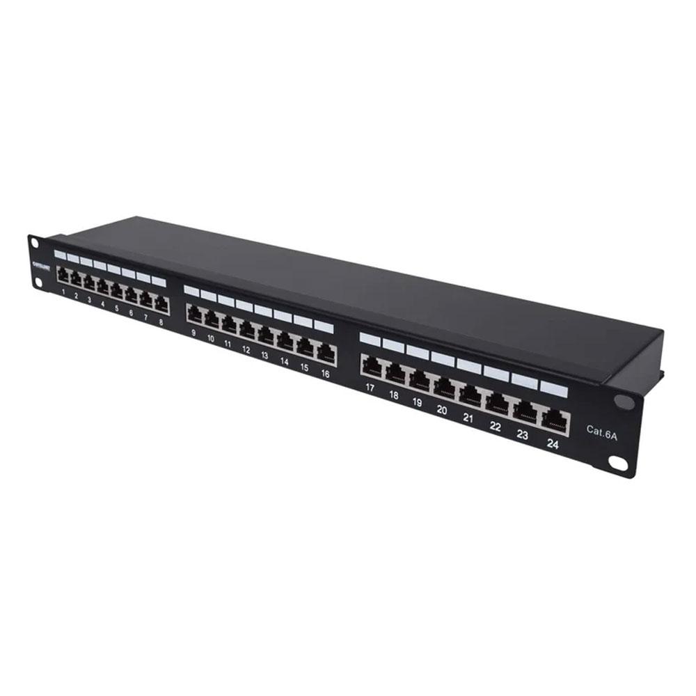 Intellinet Cat6a Shielded Patch Panel - 720861