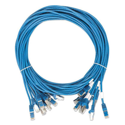 Intellinet Cat8.1 U/FTP Slim Network Patch Cable, 1.5 ft., Blue, 10-Pack - 743716