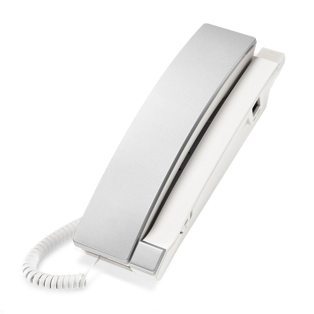 Vtech Hospitality A2310-NM Silver and Pearl Contemporary Analog 1-Line TrimStyle Phone with No MWI - 80-H0BK-11-000