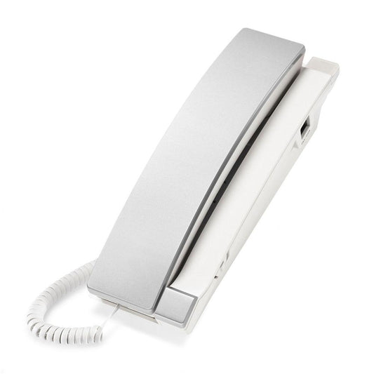 Vtech Hospitality A2310-NM Silver and Pearl Contemporary Analog 1-Line TrimStyle Phone with No MWI - 80-H0BK-11-000