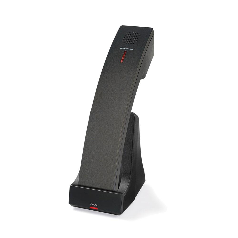 VTech Hospitality CTM-A242SDU Matte Black Contemporary Analog 2-Line Accessory Handset - 80-H0CC-15-000