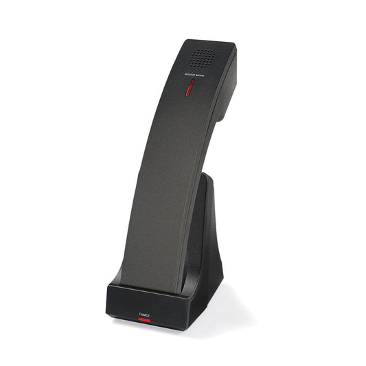 VTech Hospitality CTM-A242SDU Matte Black Contemporary Analog 2-Line Accessory Handset - 80-H0CC-15-000