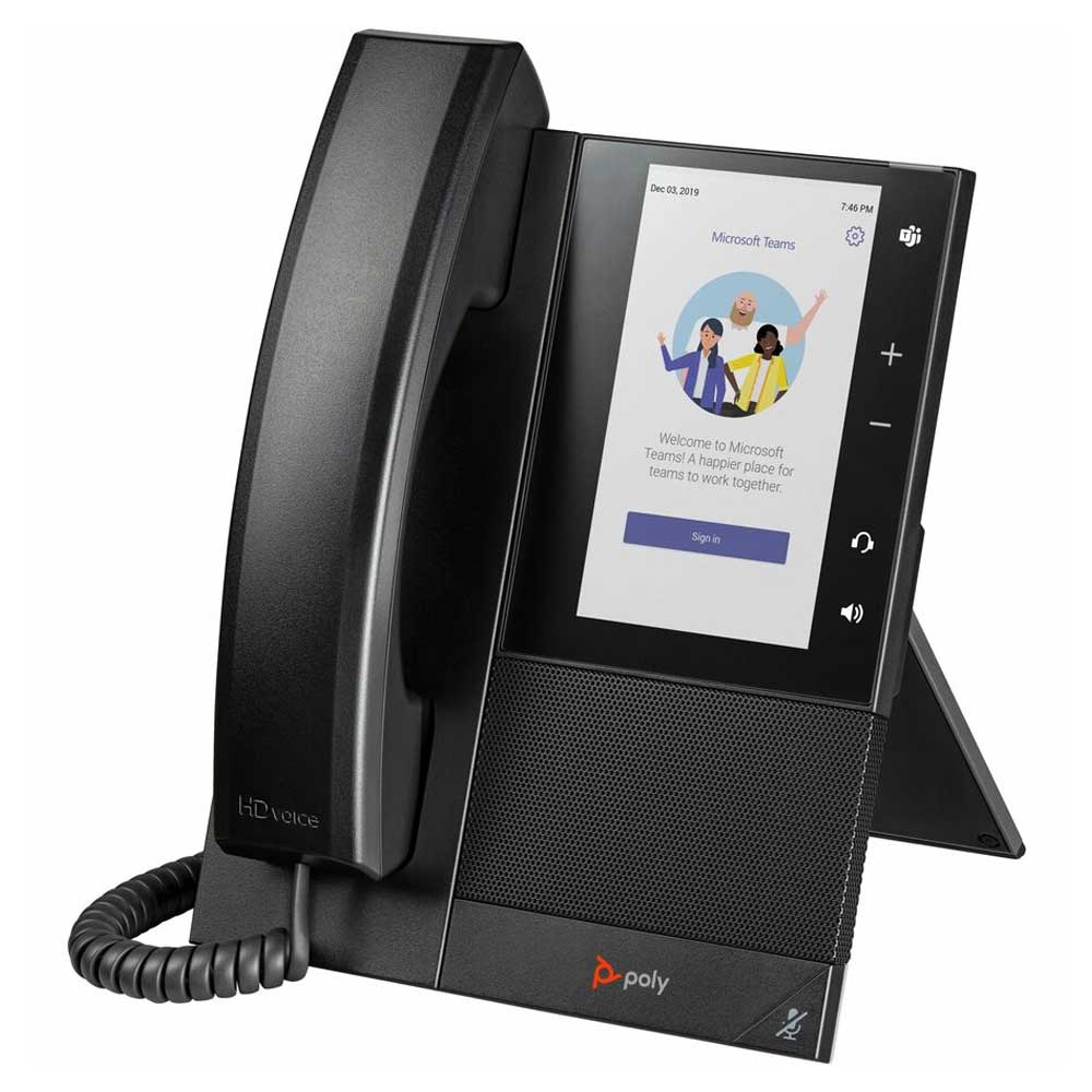 HP Poly CCX 505 Business Media Phone for Microsoft Teams and PoE-enabled - 849A5AA#ABA